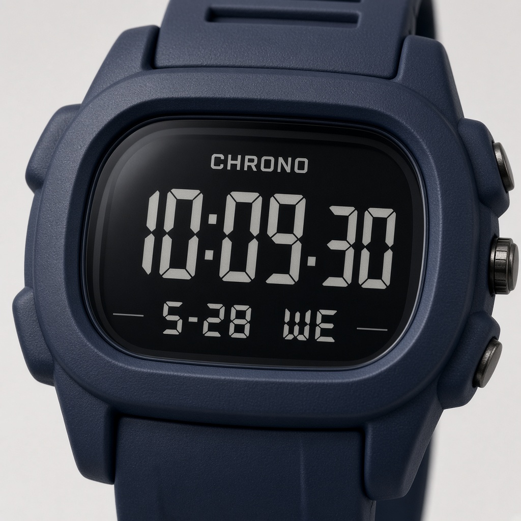 Premium watch on dark background