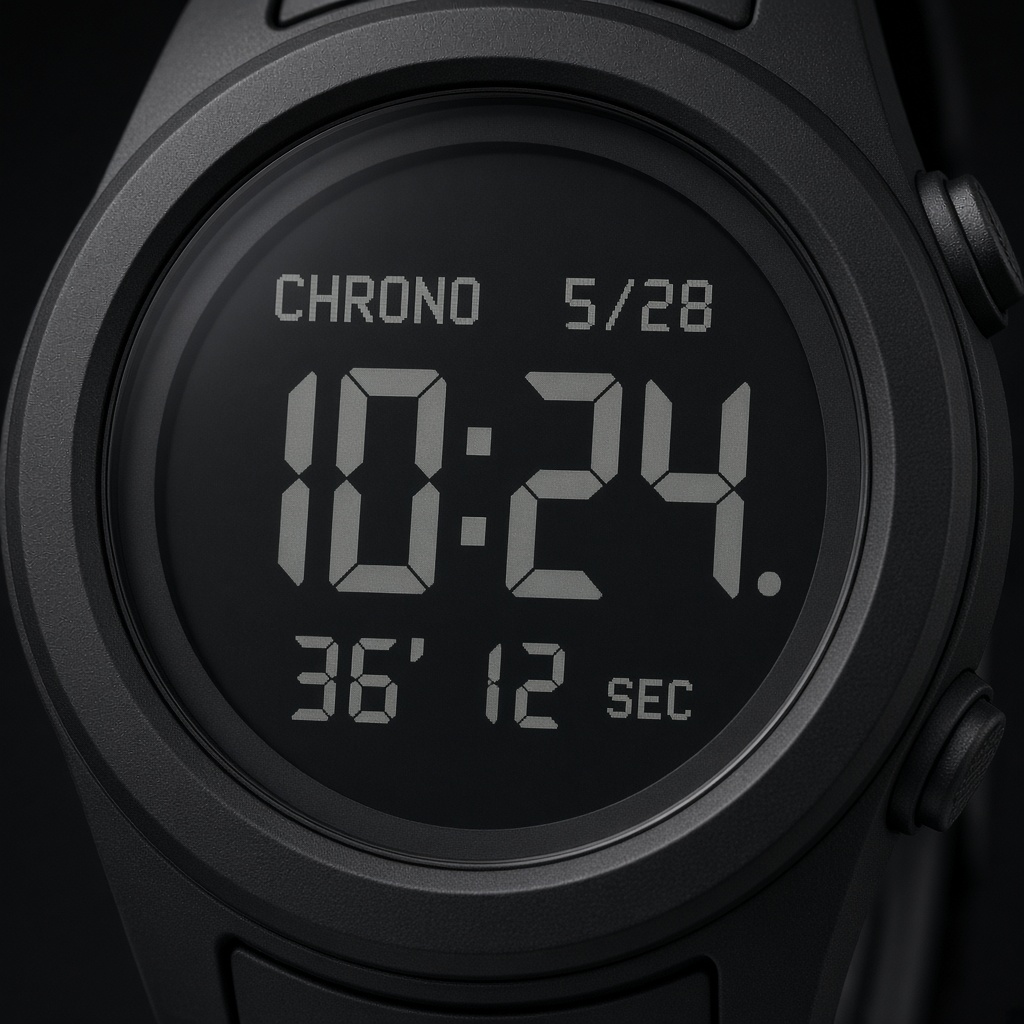 Night Round sports watch